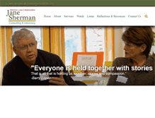 Tablet Screenshot of janesherman.org